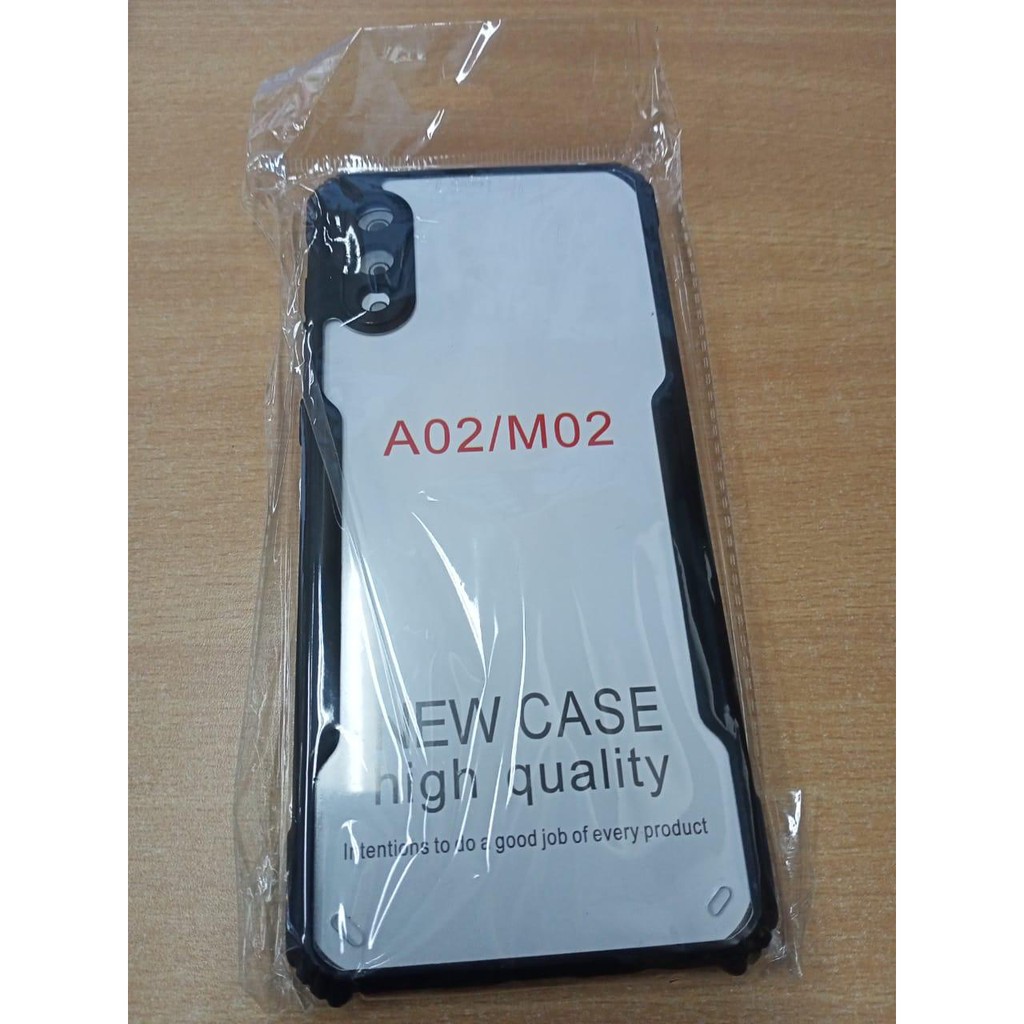 hardCase SAMSUNG A02 / M02 Shockprof Armor Transparan Camera Protection Hard Case