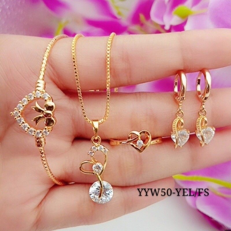 set perhiasan xuping lapis emas