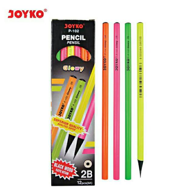 

Pensil 2B Joyko P-102 Glowy