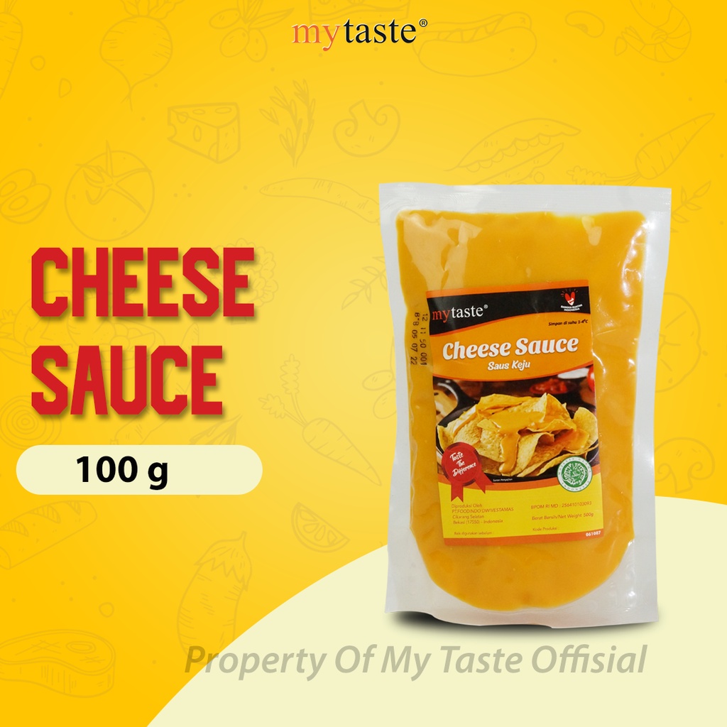 

My Taste Cheese Sauce 100gr Saus Keju Saus Mentai Cheese Sauce Saus Kimbab Nachos Cheese Keju Cocol