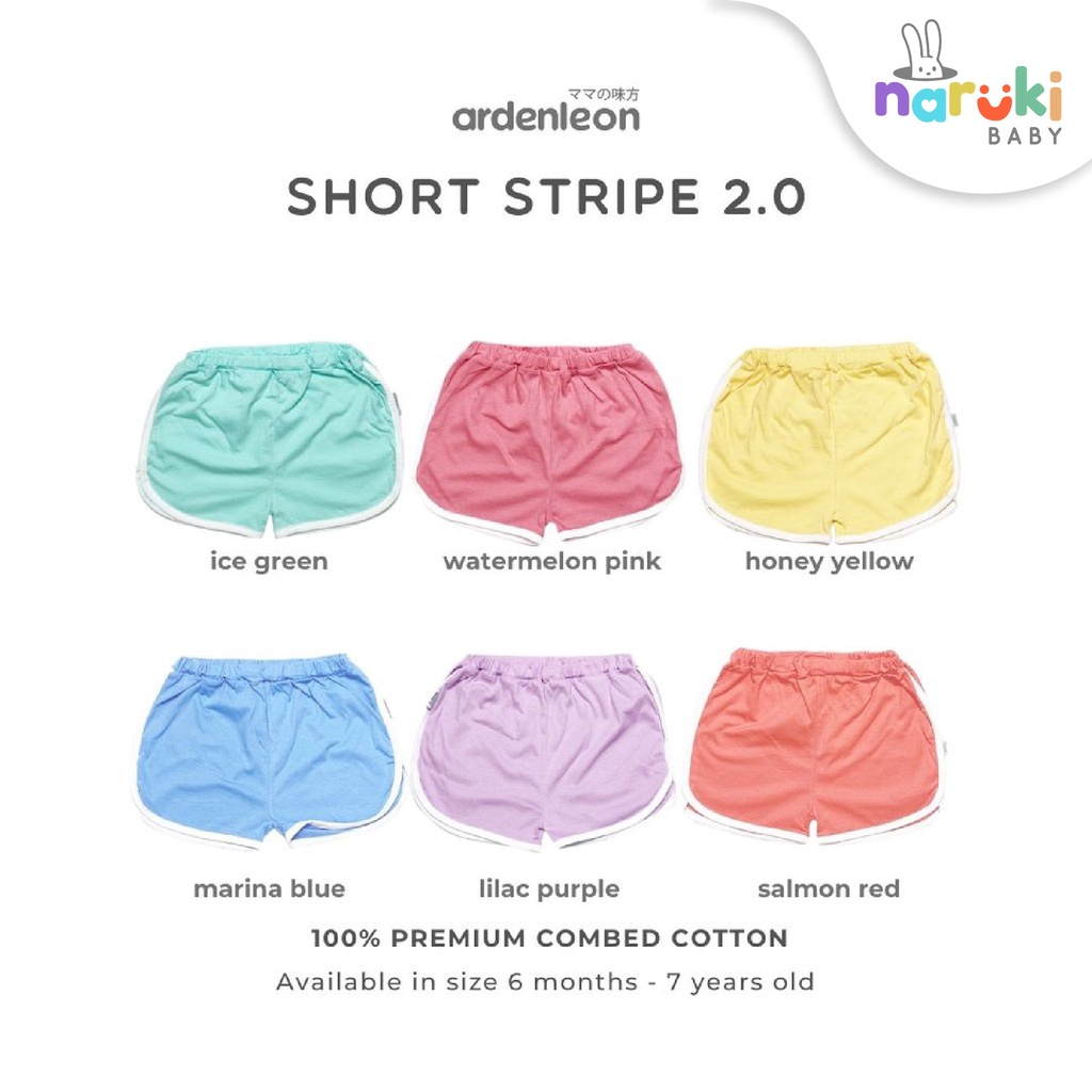 Ardenleon Short Stripe Pant Kids Arden Leon Celana Pendek Anak 2.0