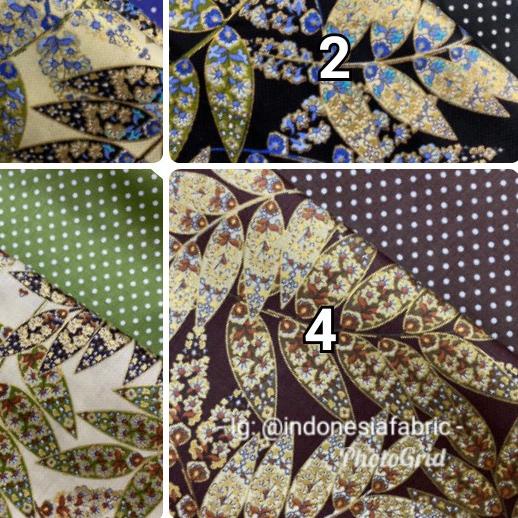 ◌ Kain Bahan Meteran KAtun Jepang Tokai Senko Motif Bold Batik ➦