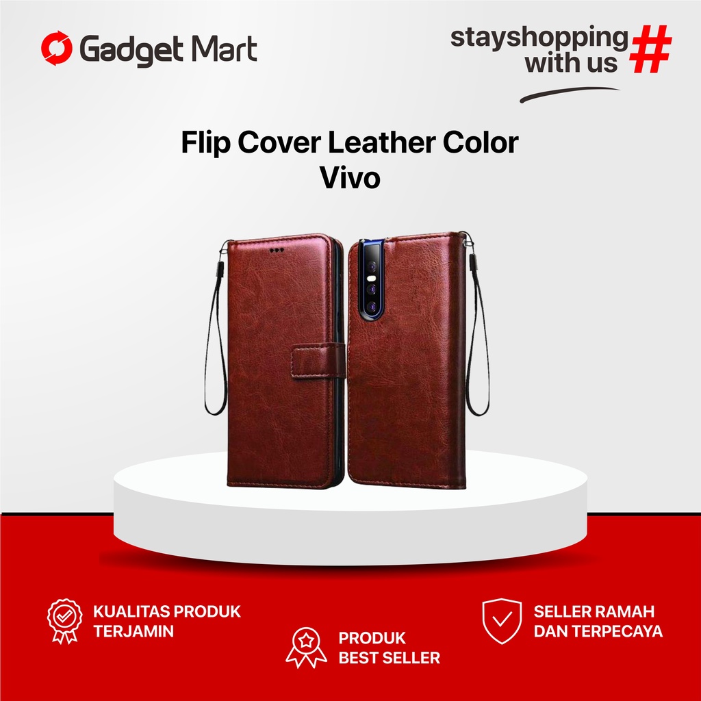 FLIP COVER VIVO Leather Colour