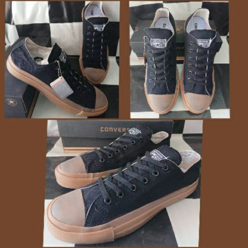 SEPATU CONVERSE HITAM ALLSTAR CONVERSE GUM ALLSTAR HITAM PLUS BOX