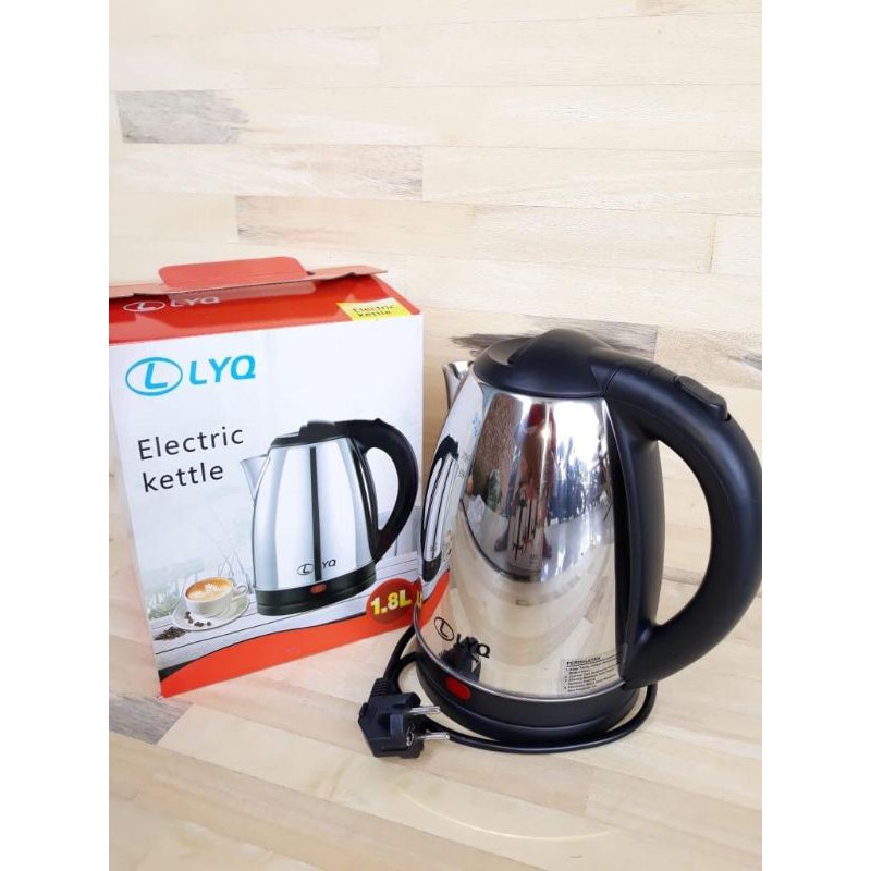 Teko Listrik LYQ Teko Listrik 1,8 Liter Teko siul Teko Listrik Stainless Ketle Listrik