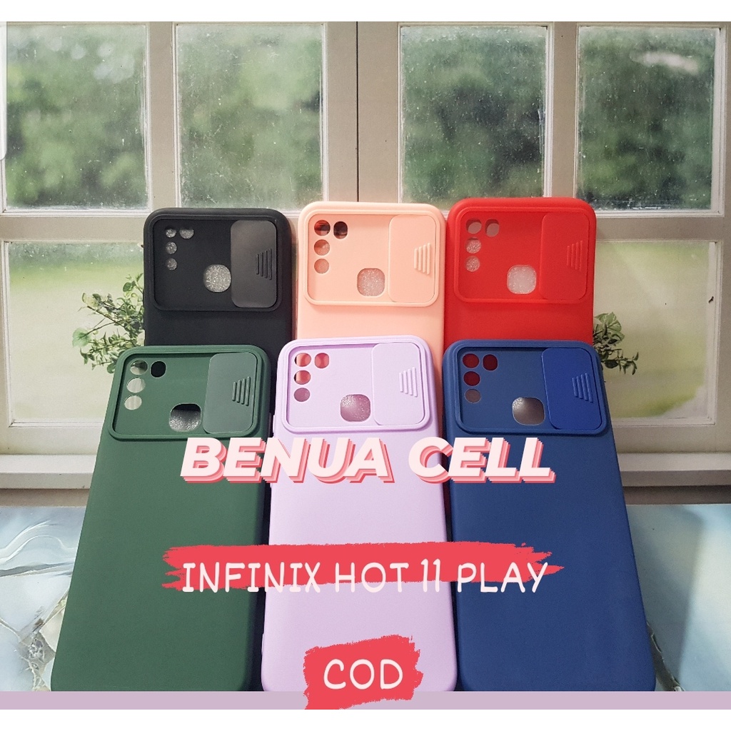 INFINIX HOT 11 PLAY - CASE SLIDE KAMERA INFINIT HOT 11 PLAY - SOFTCASE SLIDING KAMERA - BC