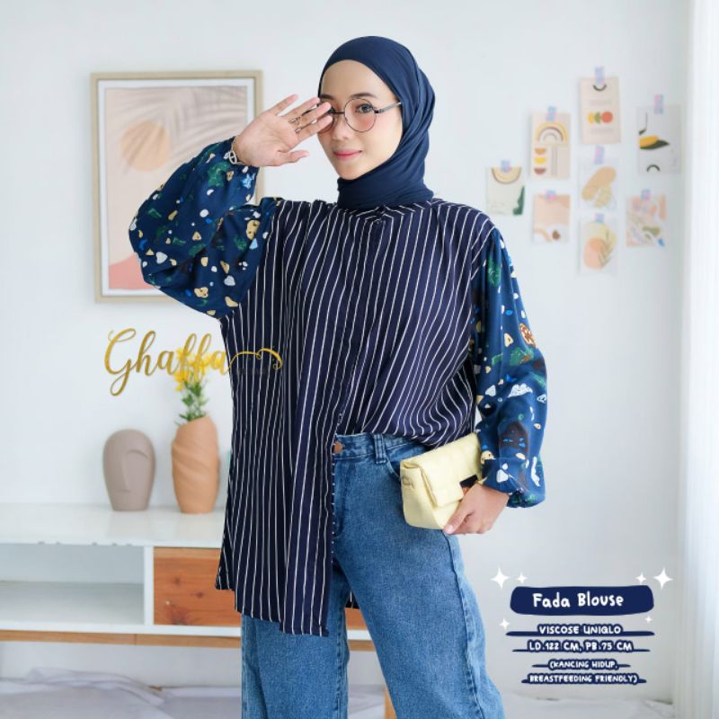 Blouse Motif Salur Fada blouse by ghaffa the label