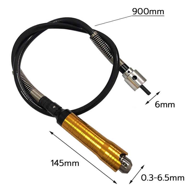 Elektrik Fleksibel 6.5mm untuk Memoles Rotary Grinder Tool Flexible Flex Shaft Fits for Electric Drill Rotary Tool