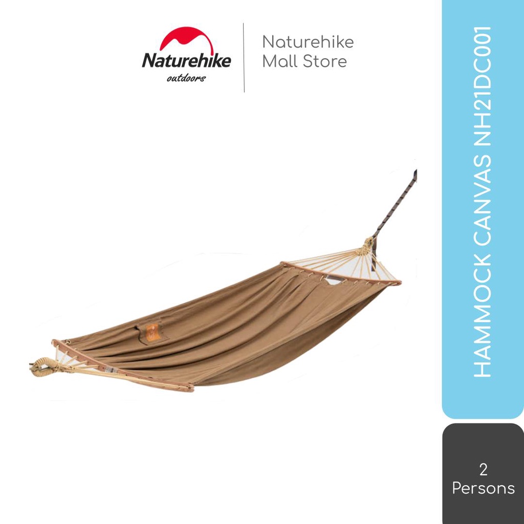 HAMMOCK CANVAS NATUREHIKE NH21DC001 AYUNAN GANTUNG CAMPING OUTDOOR