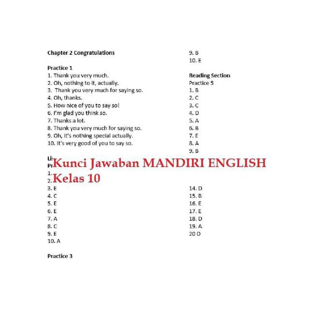 Get Kunci Jawaban B.inggris Kelas 10 Chapter 2 Kurikulum 2013 PNG