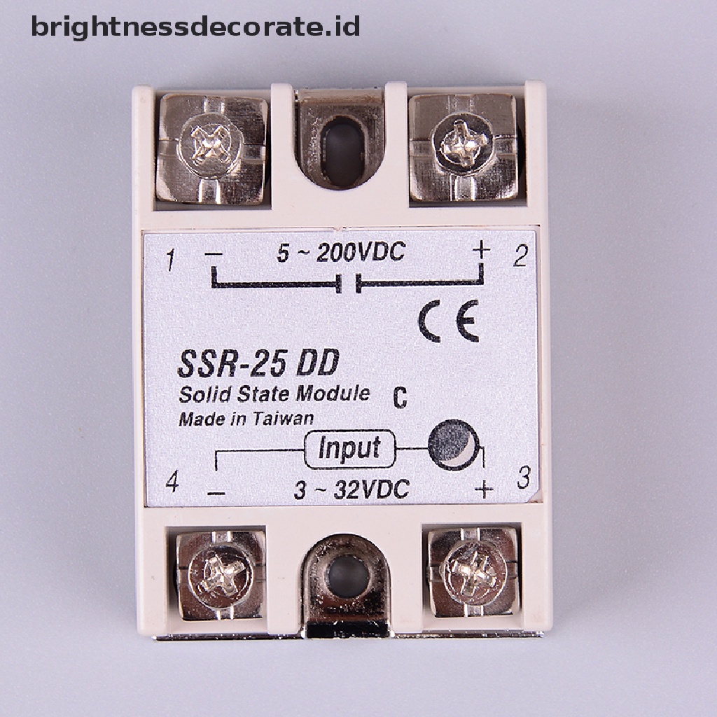 [birth] Solid state relay SSR-25DD 25A AC control DC relais 3-32VDC to 5-60VDC SSR 25AA [ID]