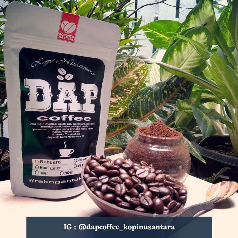 

Kopi Bubuk Robusta Natural Kopi Nusantara 100% Kopi Murni 200 gr