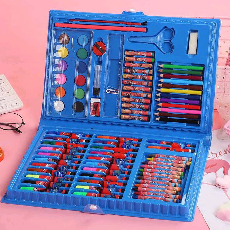 

7.7 The Best stationery set pensil crayon cat air perlengkapan sekolah menggambar anak isi 86 pensil warna ,.,.,.,.,.,