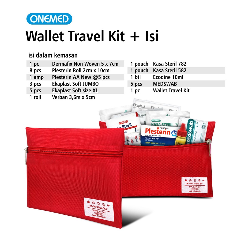 Wallet Travel Kit + Isi OneMed