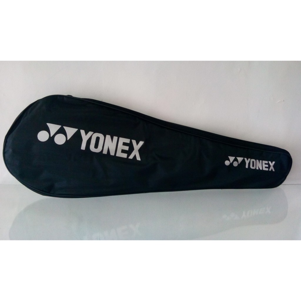 TAS SINGLE / COVER YONEX LOKAL 1 RESLETING (HITAM)