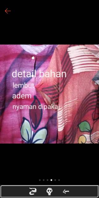 DASTER HAMIL/ DASTER BATIK/ DASTER MURAH/DASTER BUNGA/ DASTER PEKALONGAN