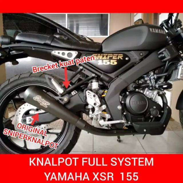 KNALPOT XSR 155 BONUS DB KILLER