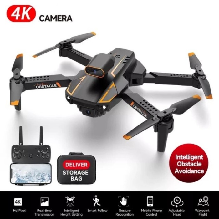 {adenastore} S91 Drone 4K Dual Kamera RC Quadcopter wifi fpv Mini drone VS E99 pro - 1 Battre Limite