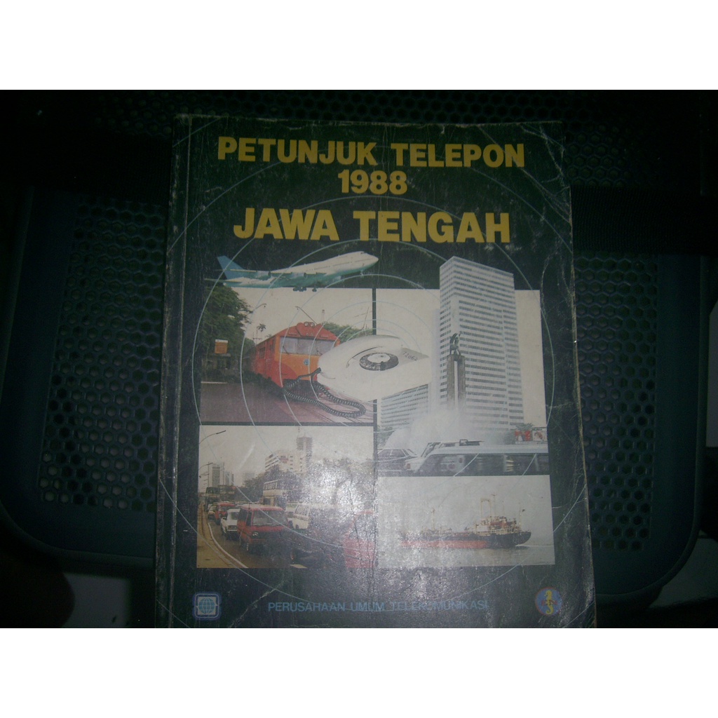 PETUNJUK TELEPON / YELLOW PAGES / BUKU TELEPON JAWA TENGAH (SEMARANG) 1988-1989