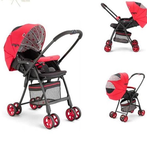 APRICA Stroller Bayi Flyle Ruby - Red