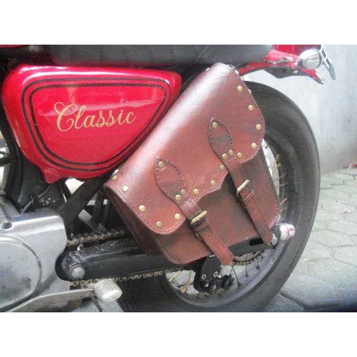 Tas motor asli kulit makin gagah dan berkarakter