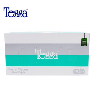 Jual Tessa Facial Tissue Box (120 sheets x 2ply) - 2 pcs Indonesia ...