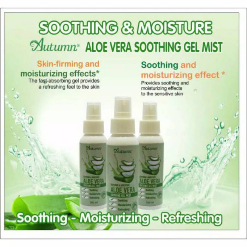 Autumn Aloe Vera Soothing Gel Mist 100ml