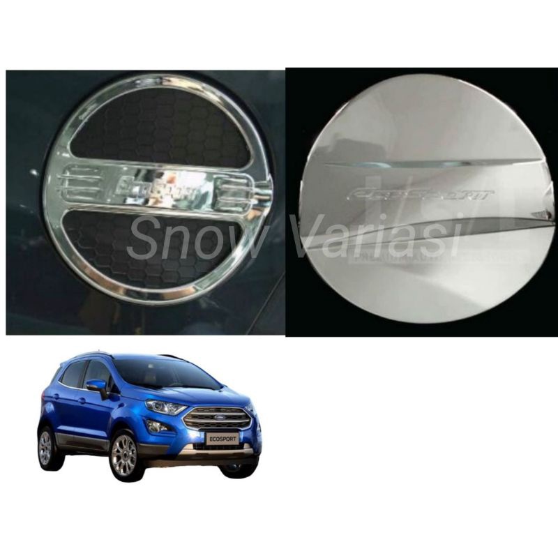 Tank Cover Ford Ecosport Luxury Hitam Chrome