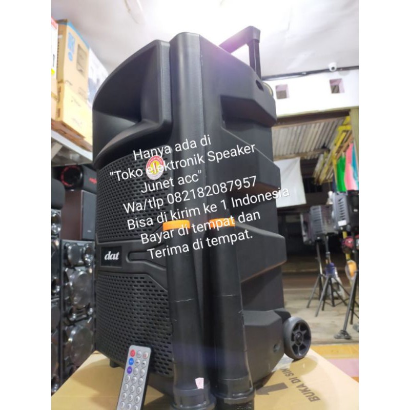 PROMO PORTABEL SPEAKER SALON AKTIF BLOUTUT KARAOKE DAT 12 IN TERLARIS TERMURAH.