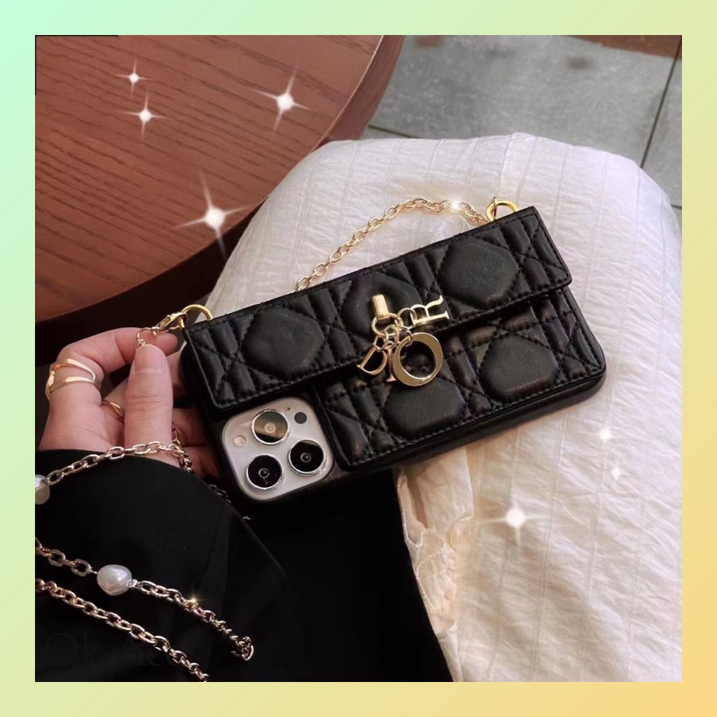 Case Tas Sling FH73 Dompet tempat kartu mini card atm cc ktp for iphone 11 12 13 14 PLus 14+ Pro max