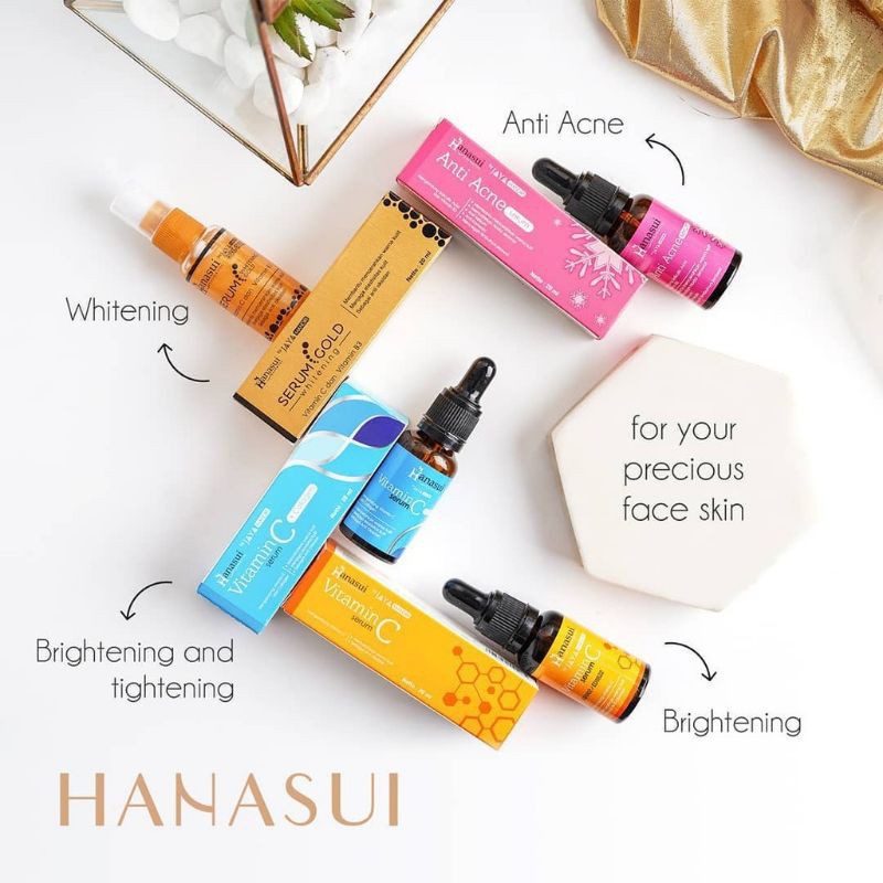 SERUM HANASUI GOLD/PINK/BIRU/ORGANGE