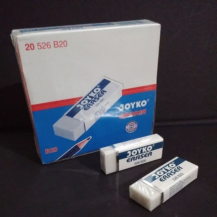 

Penghapus Joyko Besar Hitam / Putih / B20 / 20BL (20pcs)