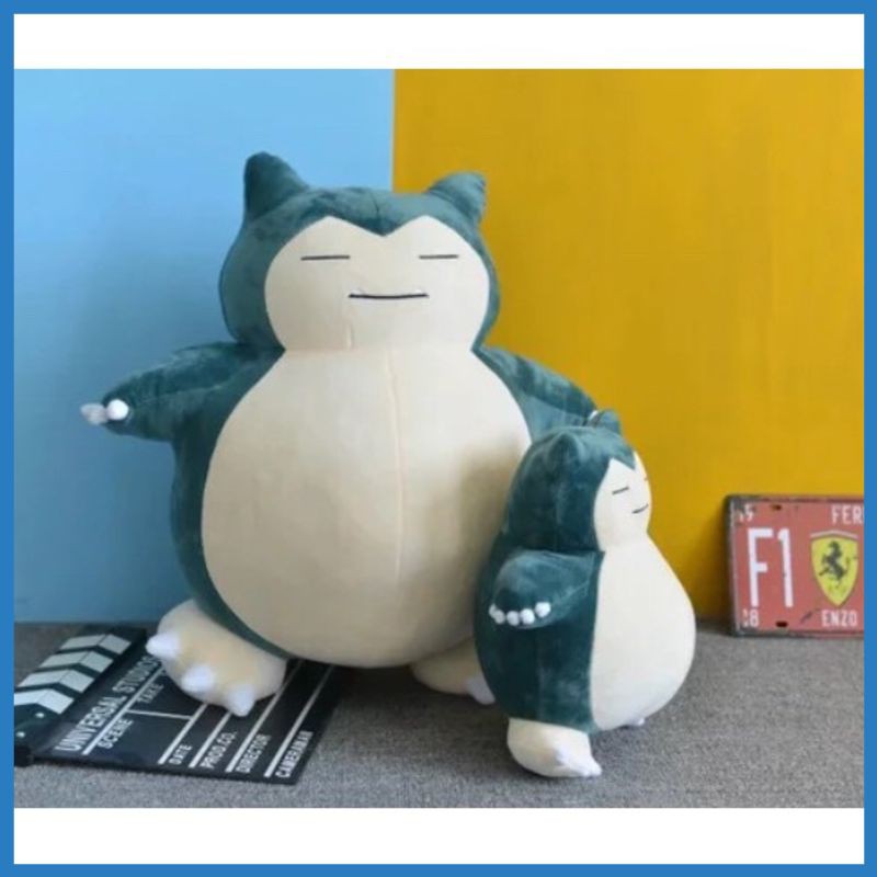 BONEKA KARTUN JUMBO fir BONEKA SNORLAX 30CM POKEMON PIKACHU
