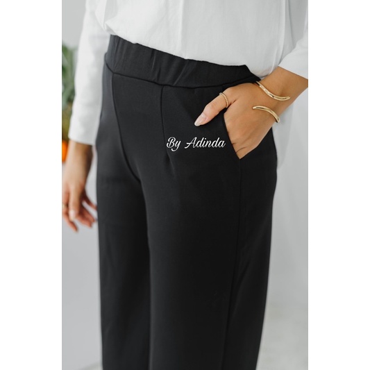 KULOT SCUBA Basic highwaist premium Celana Panjang kerja Wanita Casual Kantor