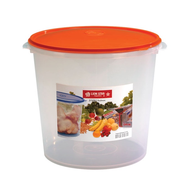 Toples makanan 16 liter toples besar toples plastik Lion Star SW 36