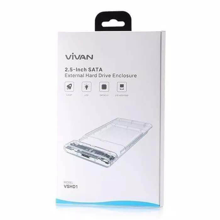 Casing Hardisk External HDD External case 2.5 USB 3.0 VIVAN VSHD1