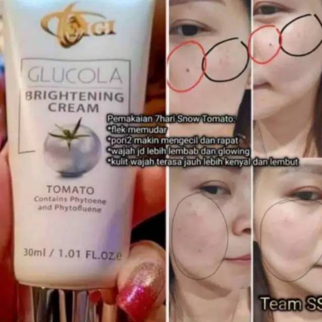 

Glucola Snow tomato 100% produk asli