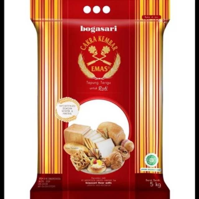 

CAKRA KEMBAR MAS TEPUNG ROTI 5KG