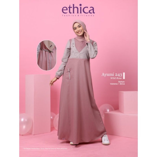 Baju Gamis Ethica Ayumi 243