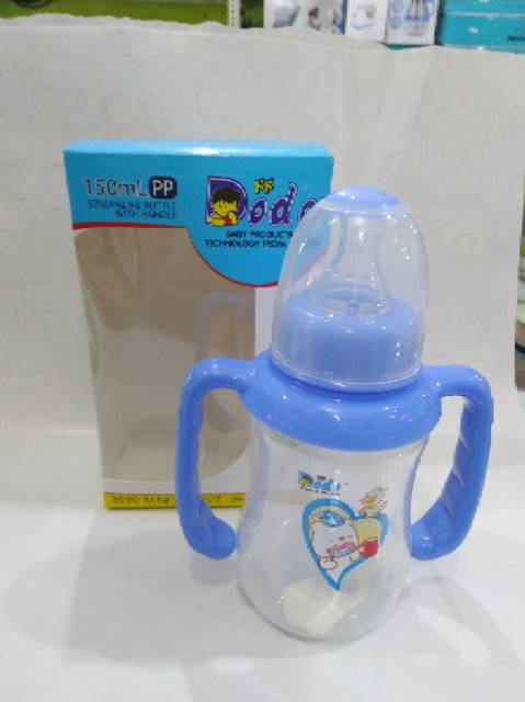 Dodo Botol Susu Streamline With Handle 150ml / botol susu pegangan DBP008/009 S1