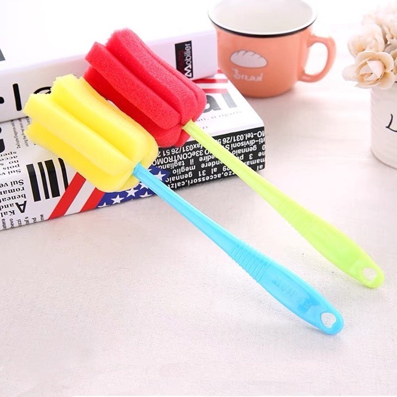 Tongkat Sponge Busa Cuci Gelas Botol Spons Pembersih