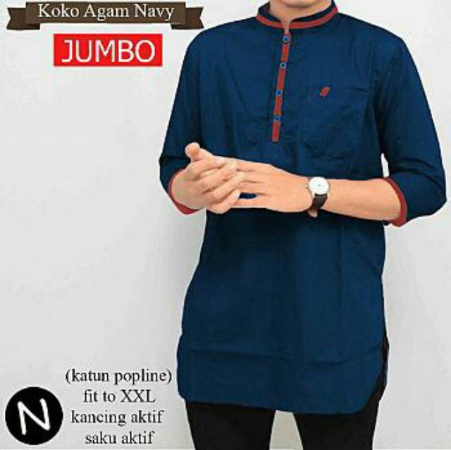 CTN Baju Muslim Koko AGAM jumbo Best Seller