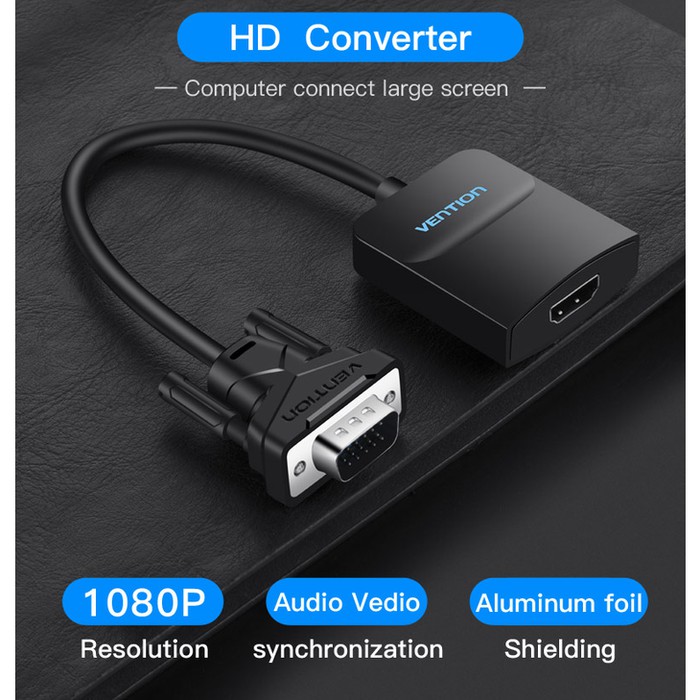 Vention ACN Adapter Converter VGA Male to HDMI Female