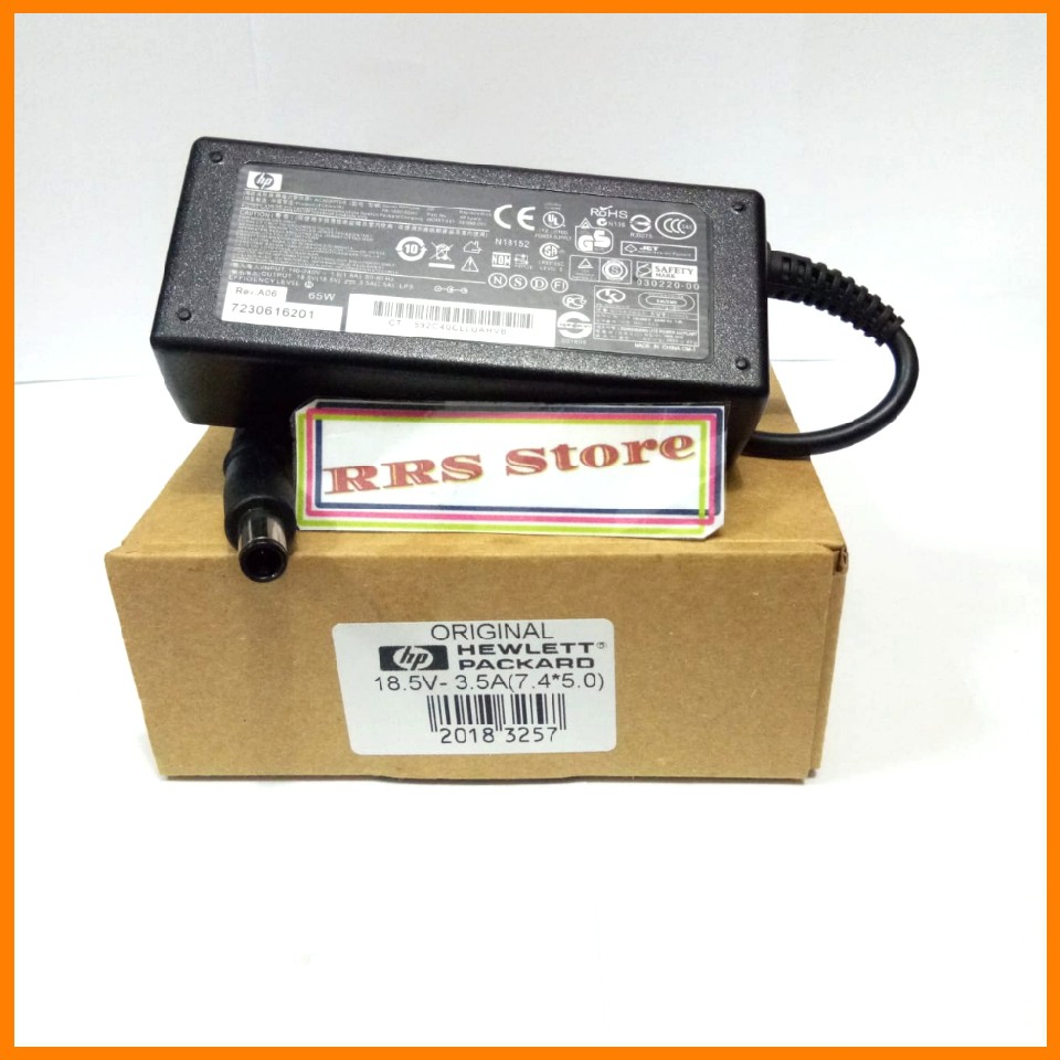 Adaptor Charger HP Compaq Presario Original CQ40 CQ41 CQ42 CQ43 CQ45 CQ35 CQ20 CQ60 CQ70 18.5V 3.5A.