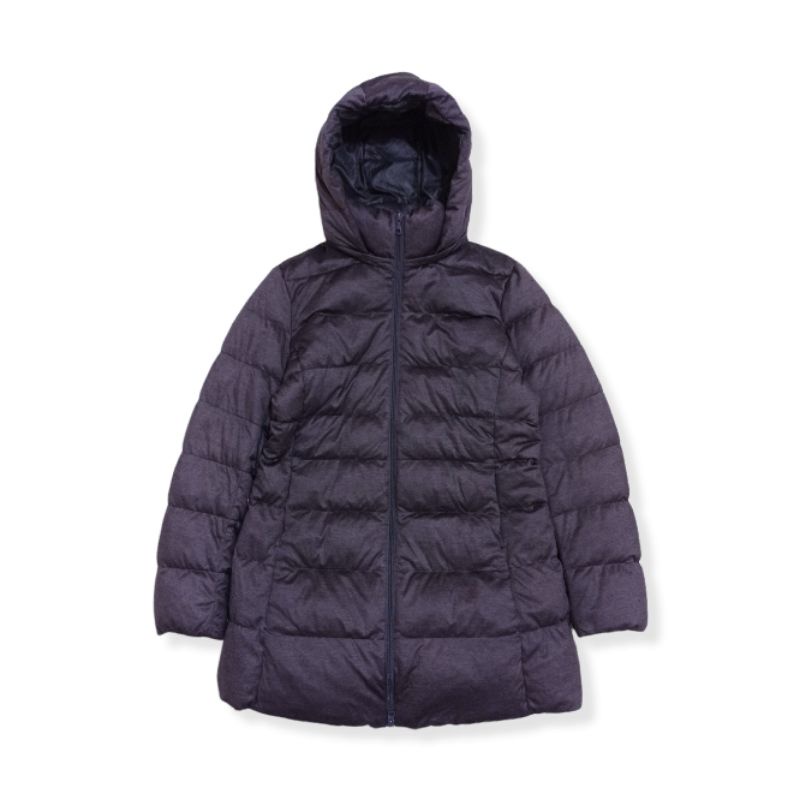 Jaket uniqlo down ultralight parka grey women second