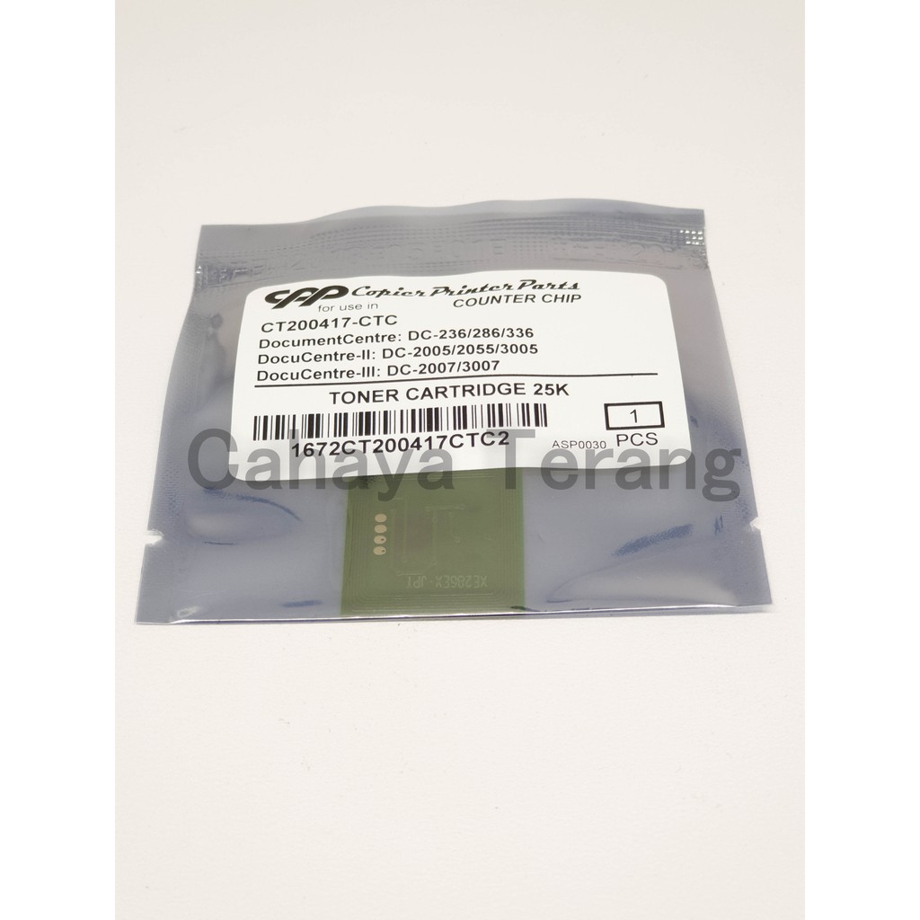 Chip Toner CPP Mesin Fotocopy Xerox DC 236 286 2005 3007