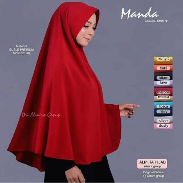 Khimar Manda pesanan mbk ayu