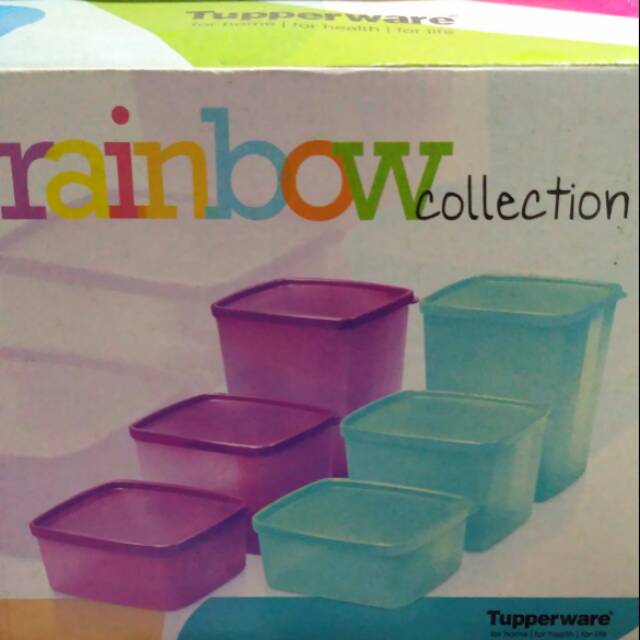 Tupperware Rainbow Collection (NEW ORI) MURAH