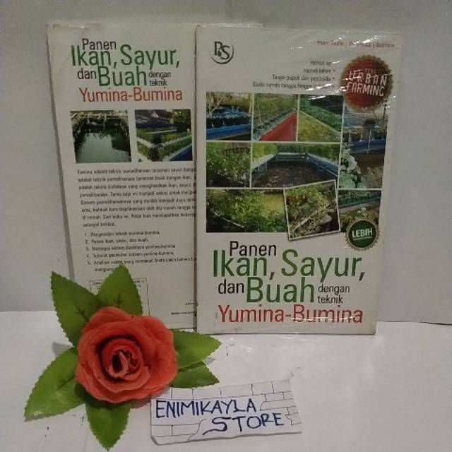  Buku  panen ikan  sayur dan buah dengan teknik yumina 