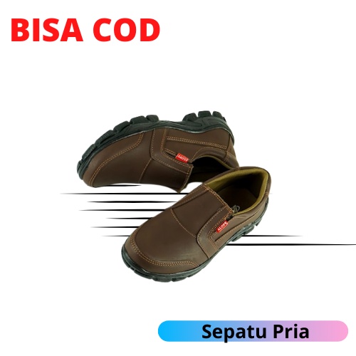 sepatu pria kasual kulit Sepatu Kerja Kasual